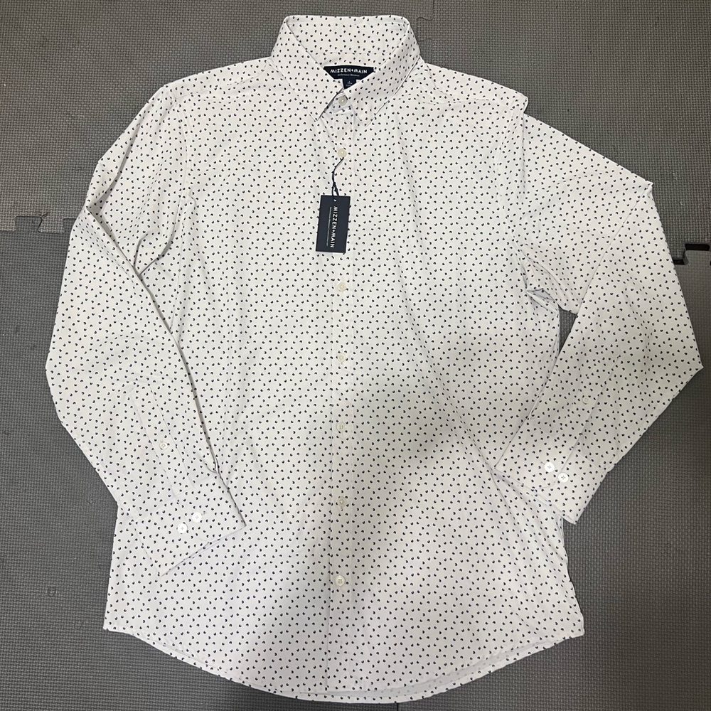 GUC Mens Mizzen and Main Monaco Dress Shirt Large